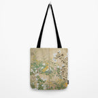 Japanese Edo Period Flowering Plants in Autumn - Ogata Korin Tote Bag Gallery Image 2