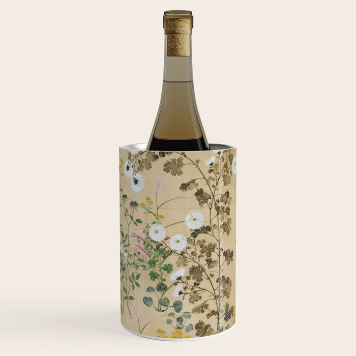 Japanese Edo Period Flowering Plants in Autumn - Ogata Korin Wine Chiller Gallery Image 3