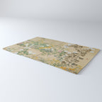 Japanese Edo Period Flowering Plants in Autumn - Ogata Korin Rug Gallery Image 3