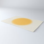 Abstraction_SUN_YELLOW_CIRCLE_BLUR_LOVE_POP_ART_0602A Rug Gallery Image 3