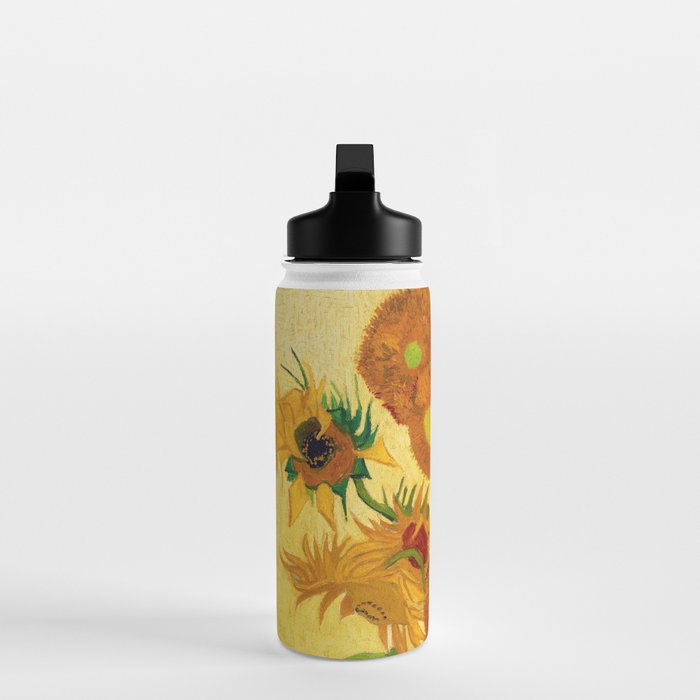 Sunflowers by Van Gogh Water Bottle Gallery Image 3