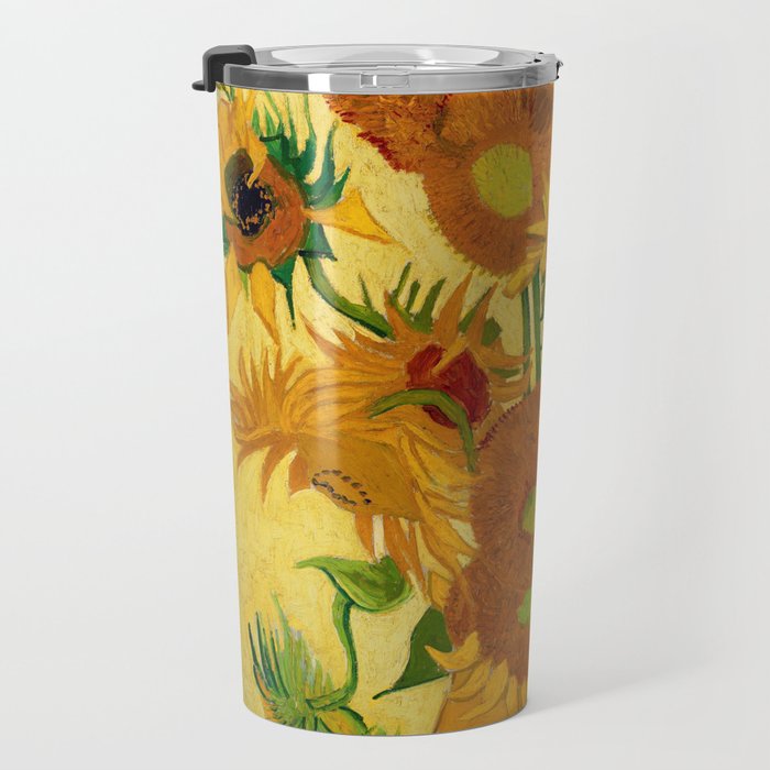 Sunflowers by Van Gogh Travel Mug Gallery Image 3