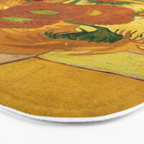 Sunflowers by Van Gogh Bath Mat Gallery Image 3