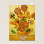 Sunflowers by Van Gogh Stationery Card Gallery Image 2