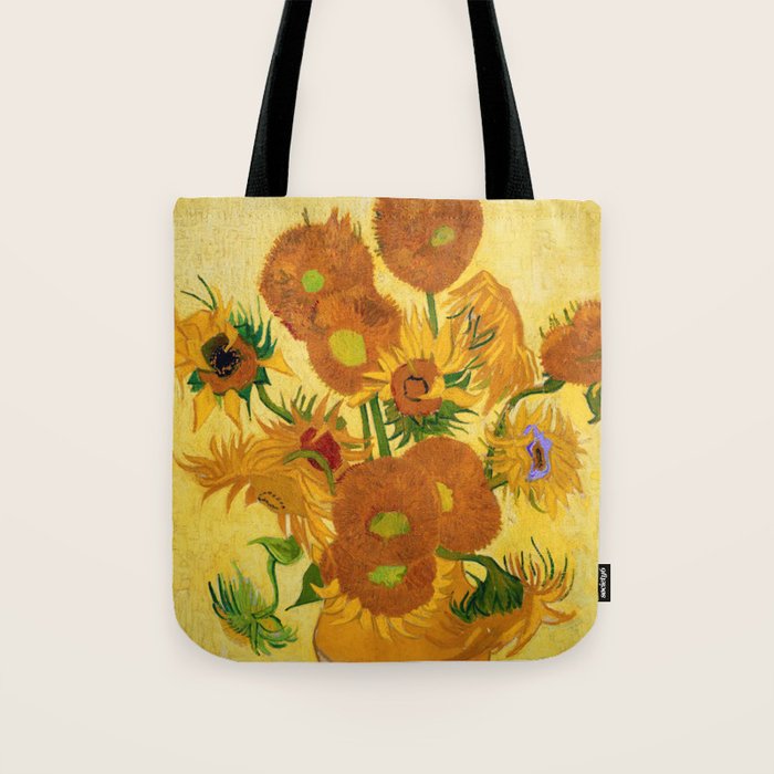 Sunflowers by Van Gogh Tote Bag Gallery Image 1