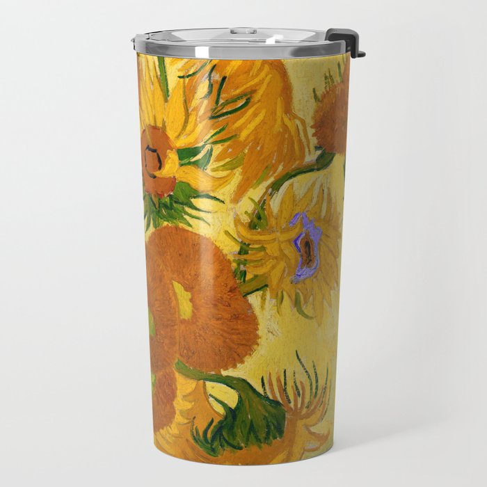 Sunflowers by Van Gogh Travel Mug Gallery Image 2