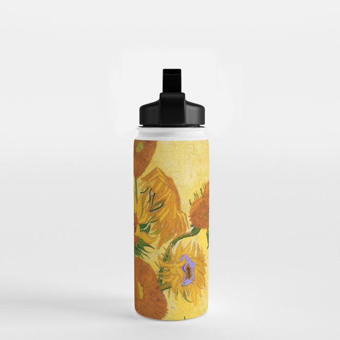 Sunflowers by Van Gogh Water Bottle Gallery Image 2