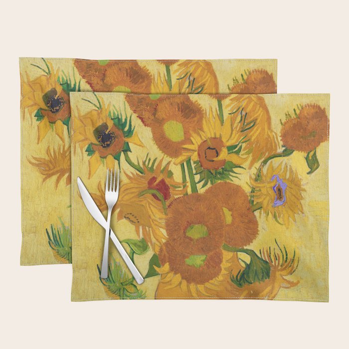 Sunflowers by Van Gogh Placemat Gallery Image 1