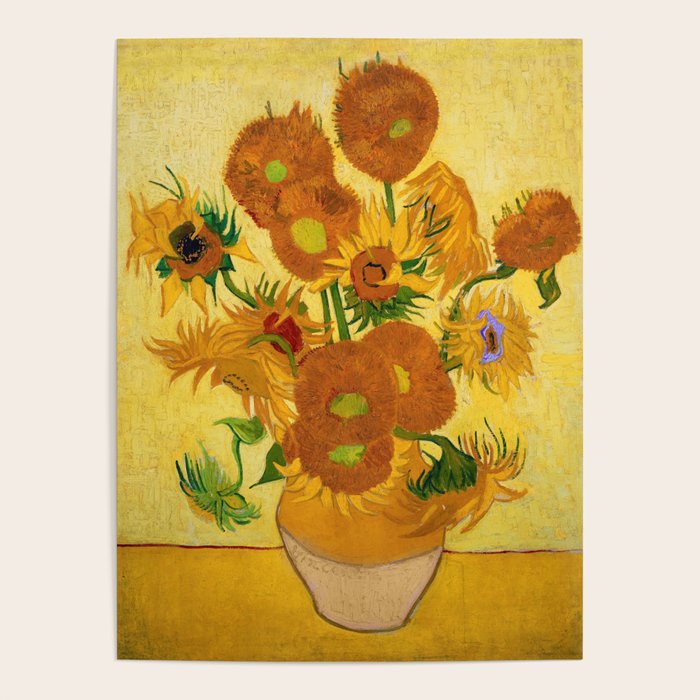 Sunflowers by Van Gogh Poster Gallery Image 1
