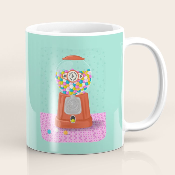 Retro Bubblegum Bliss Coffee Mug Gallery Image 1