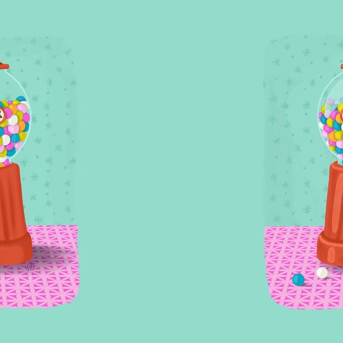 Retro Bubblegum Bliss Coffee Mug Gallery Image 2