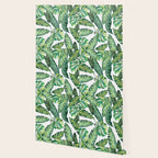 Jungle Leaves, Banana, Monstera #society6 Wallpaper Gallery Image 2