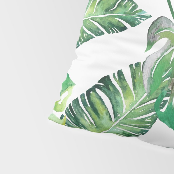 Jungle Leaves, Banana, Monstera #society6 Pillow Sham Gallery Image 4