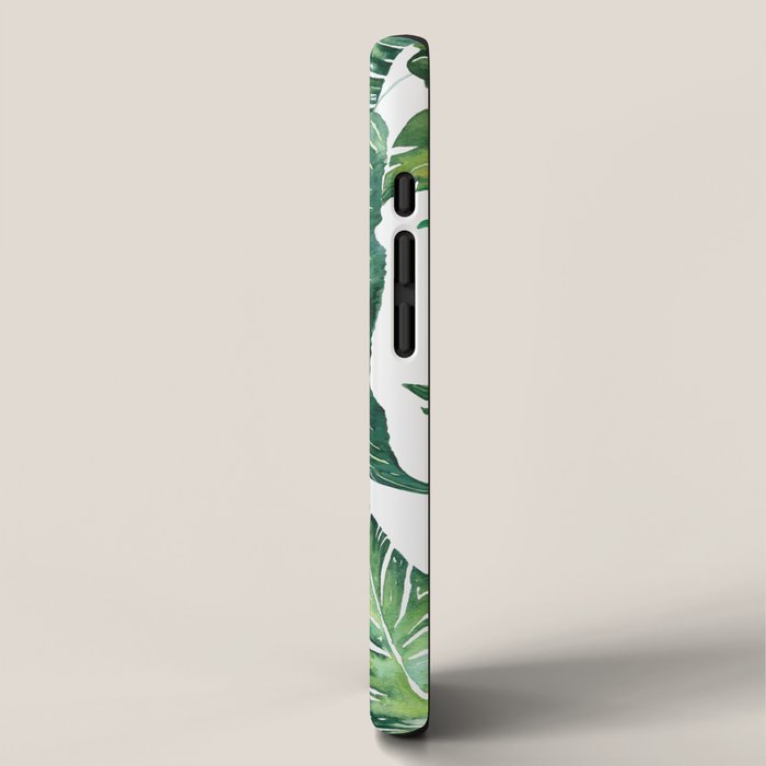 Jungle Leaves, Banana, Monstera #society6 iPhone Case Gallery Image 2