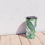 Jungle Leaves, Banana, Monstera #society6 Travel Mug Gallery Image 4
