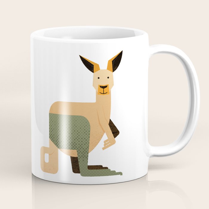 Whimsy Kangaroo Coffee Mug Gallery Image 1