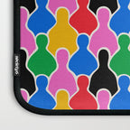 Colorful diverse people crowd art pattern Laptop Sleeve Gallery Image 3