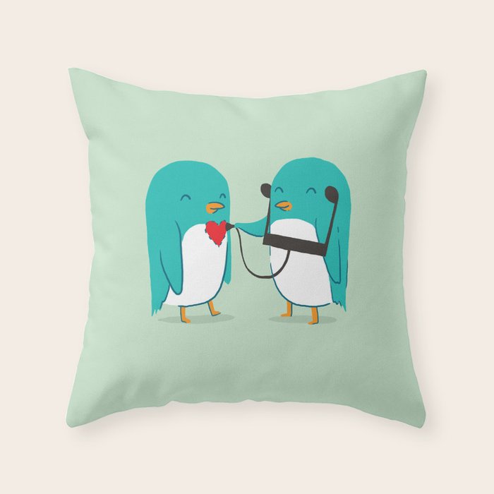 The sound of love Throw Pillow Gallery Image 6