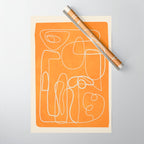 Lines in Space 6 Wrapping Paper Gallery Image 1
