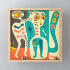 The Cat Mini Art Print Gallery Image 1