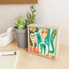 The Cat Mini Art Print Gallery Image 2