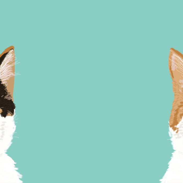 Calico Cat - Cute cat black, white, tan, orange tabby cat, cute kitten Coffee Mug Gallery Image 2