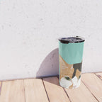 Calico Cat - Cute cat black, white, tan, orange tabby cat, cute kitten Travel Mug Gallery Image 4