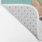 Calico Cat - Cute cat black, white, tan, orange tabby cat, cute kitten Bath Mat Gallery Image 2