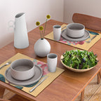 Rose Stem with Dusty Blue Leaves Placemat Gallery Image 2