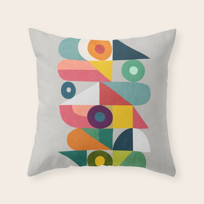 Tick Tock Machine Throw Pillow Gallery Image 6