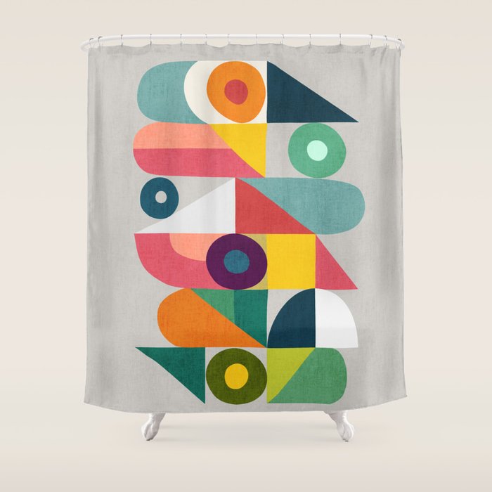 Tick Tock Machine Shower Curtain Gallery Image 1