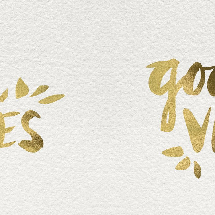 Good Vibes - Gold Ink Coffee Mug Gallery Image 2