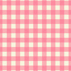 Gingham Plaid Checkered Pattern Pretty Pink and Cream Coffee Mug Gallery Image 2