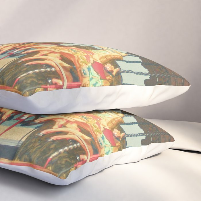 Seaside Carousel Pillow Sham Gallery Image 3