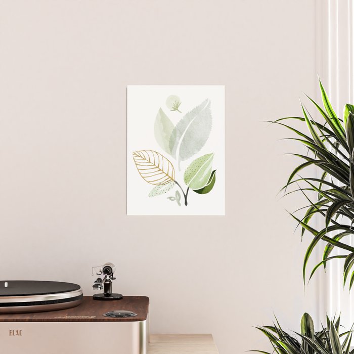 Forest Bouquet II Botanical Shapes Poster Gallery Image 2