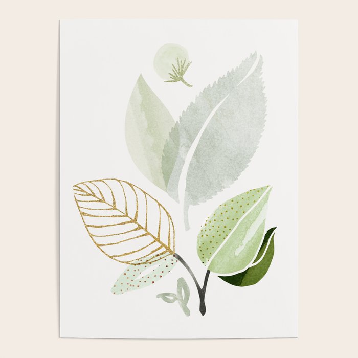 Forest Bouquet II Botanical Shapes Poster Gallery Image 1
