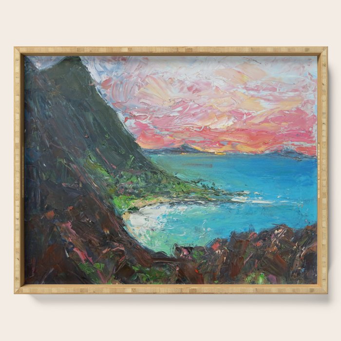 The Pitons, St. Lucia Serving Tray Gallery Image 1