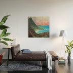 The Pitons, St. Lucia Wood Wall Art Gallery Image 2