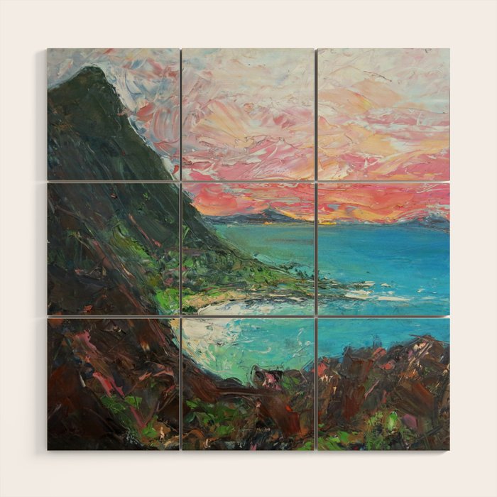 The Pitons, St. Lucia Wood Wall Art Gallery Image 1