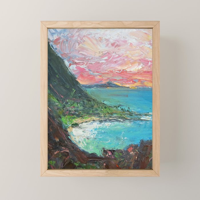 The Pitons, St. Lucia Mini Art Print Gallery Image 1