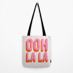 Ooh La La (Pink) Tote Bag Gallery Image 2