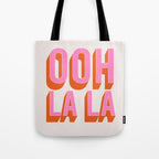 Ooh La La (Pink) Tote Bag Gallery Image 1