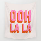 Ooh La La (Pink) Wall Tapestry Gallery Image 4