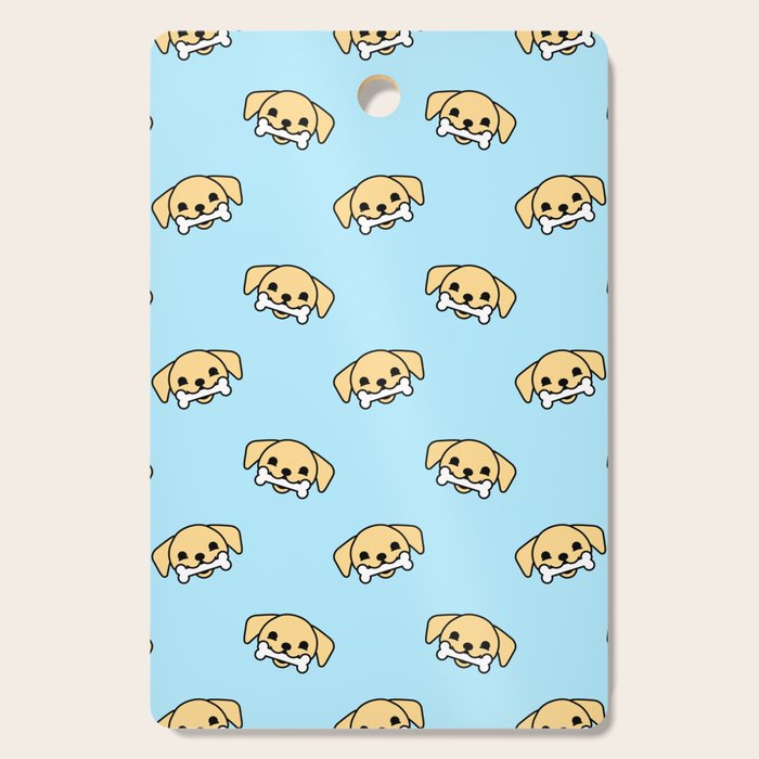 Fun dog pet cartoon pattern Cutting Board Gallery Image 1
