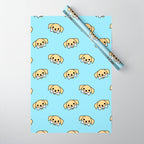 Fun dog pet cartoon pattern Wrapping Paper Gallery Image 1