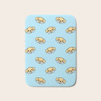 Fun dog pet cartoon pattern Bath Mat Gallery Image 1