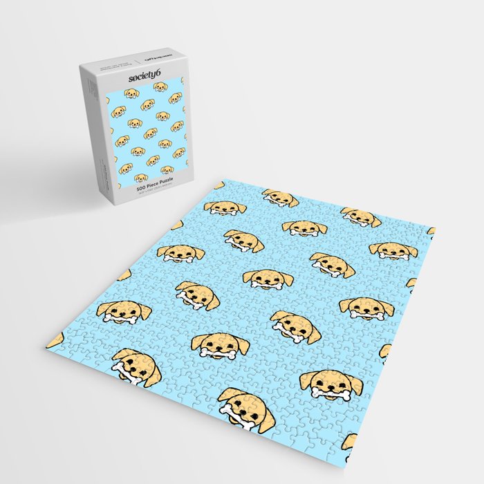 Fun dog pet cartoon pattern Jigsaw Puzzle Gallery Image 2