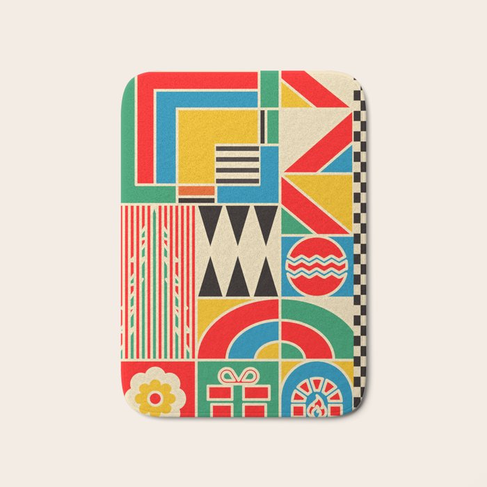 Merry Christmas  Bath Mat Gallery Image 1