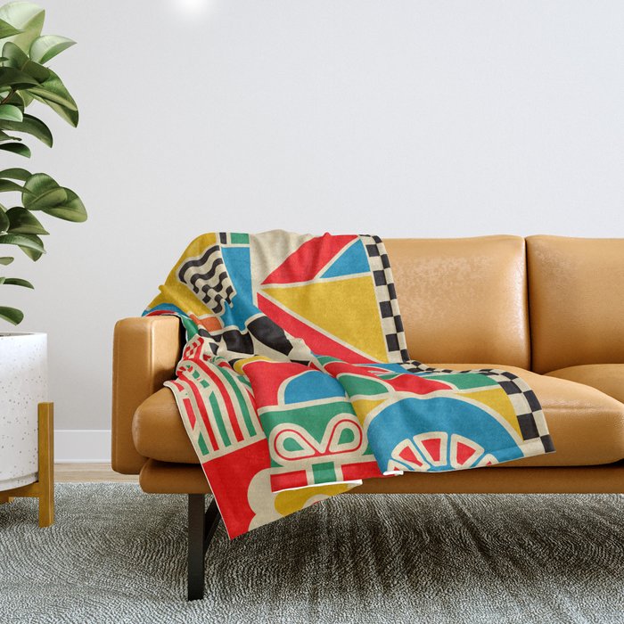 Merry Christmas  Throw Blanket Gallery Image 1