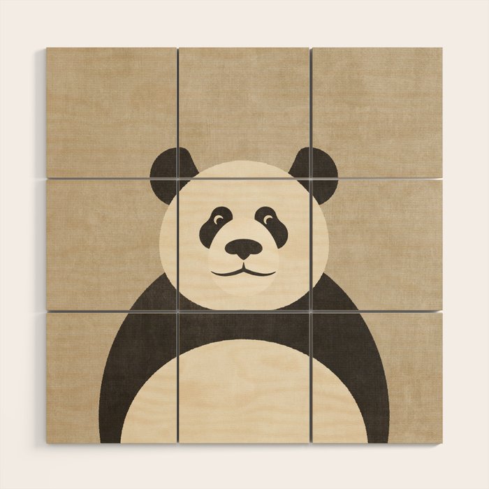 FAUNA / Panda Wood Wall Art Gallery Image 1
